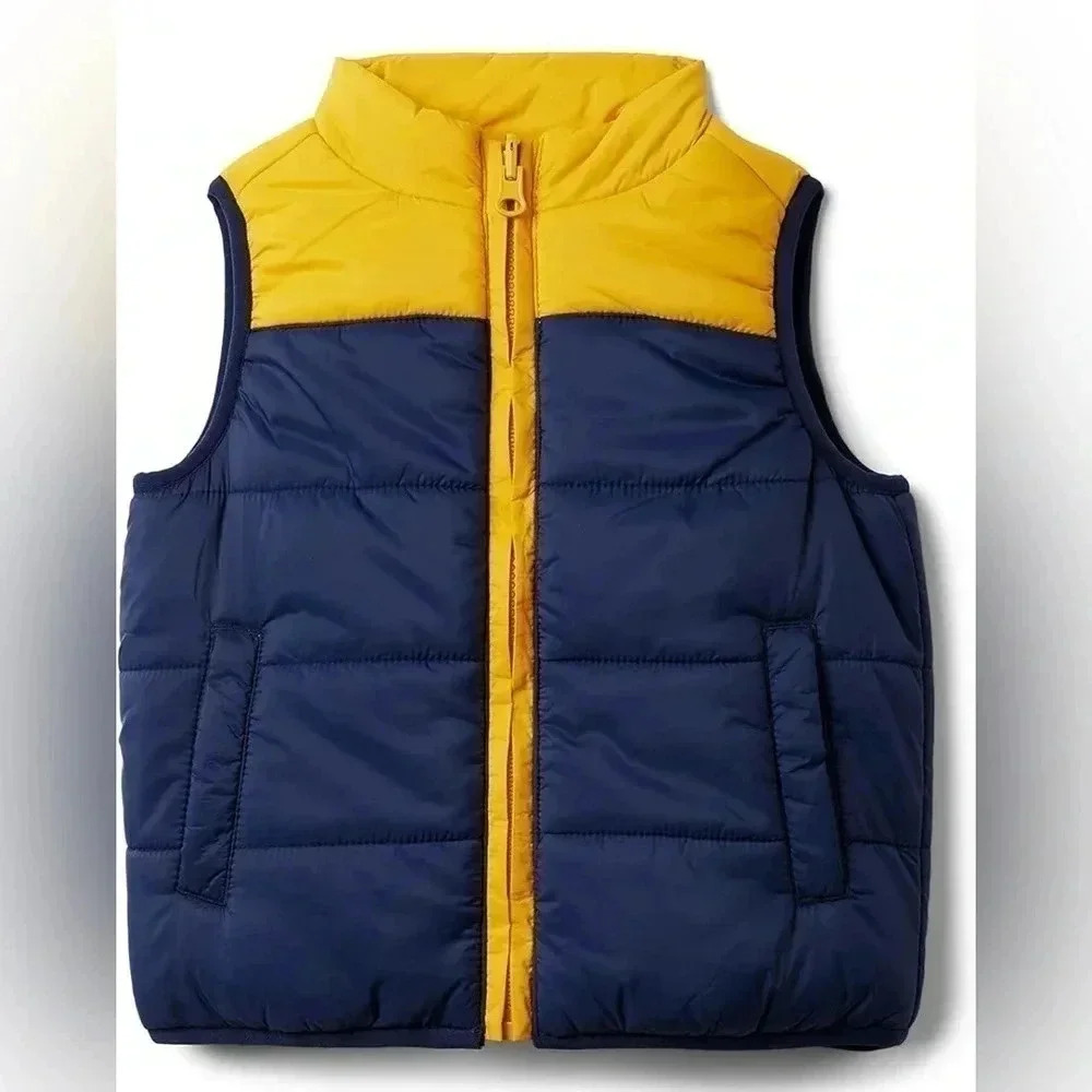 Janie and Jack Reversible Puffer Vest size 3/4T